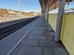 Plattform ved Lysaker stasjon