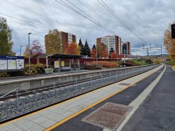 Plattform på Haugenstua stasjon